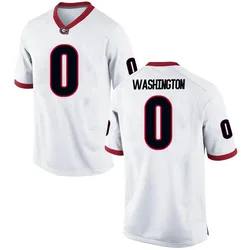 Youth Nike Darnell Washington Georgia Bulldogs Replica White Football College Jersey
