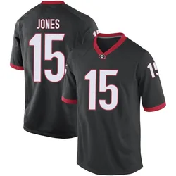 Youth Nike Demello Jones Georgia Bulldogs Game Black Football College Jersey