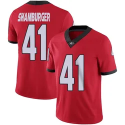 Youth Nike Denton Shamburger Georgia Bulldogs Limited Red Football Jersey