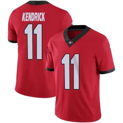 Youth Nike Derion Kendrick Georgia Bulldogs Limited Red Football Jersey