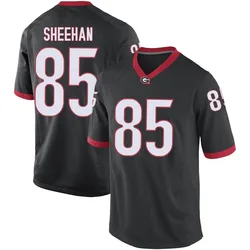 Youth Nike Drew Sheehan Georgia Bulldogs Game Black Football College Jersey