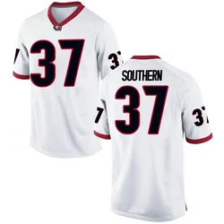 Youth Nike Drew Southern Georgia Bulldogs Replica White Football College Jersey