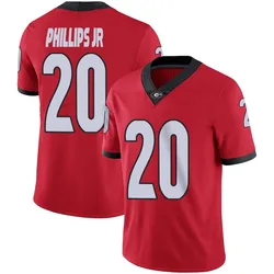 Youth Nike Dwight Phillips Jr Georgia Bulldogs Limited Red Football Jersey