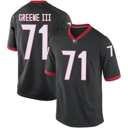 Youth Nike Earnest Greene III Georgia Bulldogs Game Green Black Football College Jersey