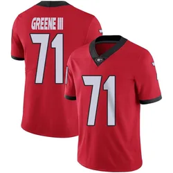 Youth Nike Earnest Greene III Georgia Bulldogs Limited Green Red Football Jersey