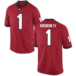 Youth Nike Ellis Robinson IV Georgia Bulldogs Replica Red Football College Jersey