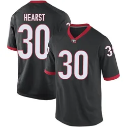 Youth Nike Gannon Hearst Georgia Bulldogs Replica Black Football College Jersey
