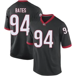 Youth Nike Henry Bates Georgia Bulldogs Replica Black Football College Jersey