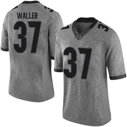 Youth Nike Henry Waller Georgia Bulldogs Limited Gray Football College Jersey