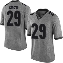 Youth Nike Isaiah Gibson Georgia Bulldogs Limited Gray Football College Jersey