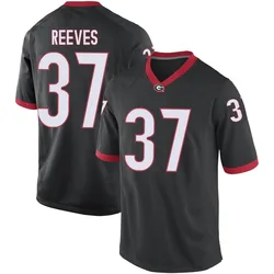 Youth Nike Izayah Reeves Georgia Bulldogs Replica Black Football College Jersey