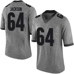 Youth Nike Jahzare Jackson Georgia Bulldogs Limited Gray Football College Jersey