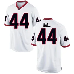 Youth Nike Jordan Hall Georgia Bulldogs Game White Football College Jersey