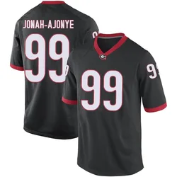 Youth Nike Joseph Jonah-Ajonye Georgia Bulldogs Game Black Football College Jersey