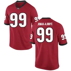Youth Nike Joseph Jonah-Ajonye Georgia Bulldogs Game Red Football College Jersey