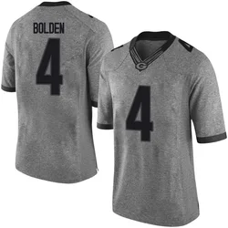 Youth Nike KJ Bolden Georgia Bulldogs Limited Gray Football College Jersey