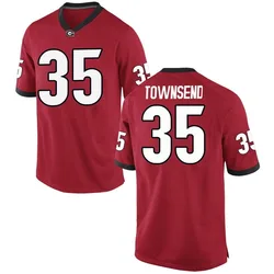 Youth Nike Kavon Townsend Georgia Bulldogs Game Red Football College Jersey