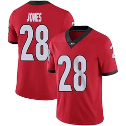 Youth Nike Kris Jones Georgia Bulldogs Limited Red Football Jersey
