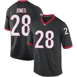Youth Nike Kris Jones Georgia Bulldogs Replica Black Football College Jersey