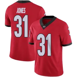Youth Nike Kyron Jones Georgia Bulldogs Limited Red Football Jersey