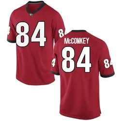 Youth Nike Ladd McConkey Georgia Bulldogs Game Red Football College Jersey