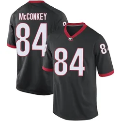 Youth Nike Ladd McConkey Georgia Bulldogs Replica Black Football College Jersey