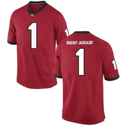 Youth Nike Marcus Rosemy-Jacksaint Georgia Bulldogs Game Red Football College Jersey