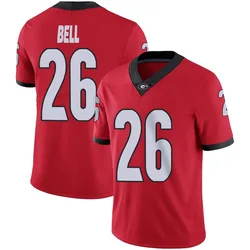 Youth Nike Micah Bell Georgia Bulldogs Limited Red Football Jersey