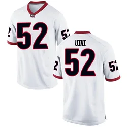 Youth Nike Michael Uini Georgia Bulldogs Replica White Football College Jersey