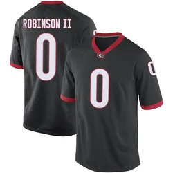 Youth Nike Roderick Robinson II Georgia Bulldogs Game Black Football College Jersey