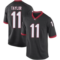 Youth Nike Talyn Taylor Georgia Bulldogs Game Black Football College Jersey