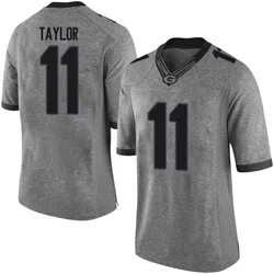 Youth Nike Talyn Taylor Georgia Bulldogs Limited Gray Football College Jersey