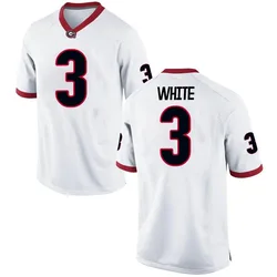 Youth Nike Zamir White Georgia Bulldogs Game White Football College Jersey